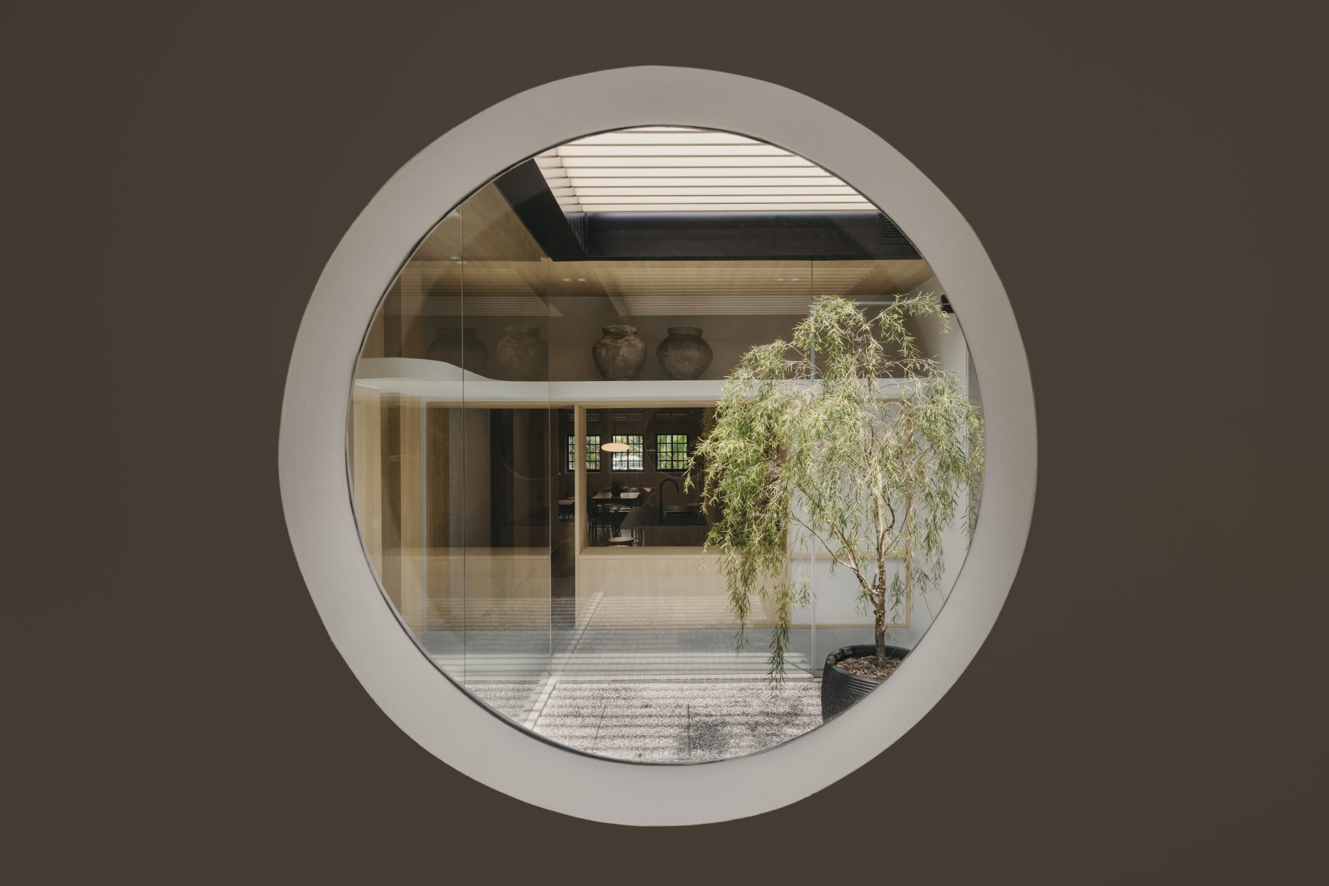 Tiong Bahru heritage apartment by The Monocot Studio, courtyard
