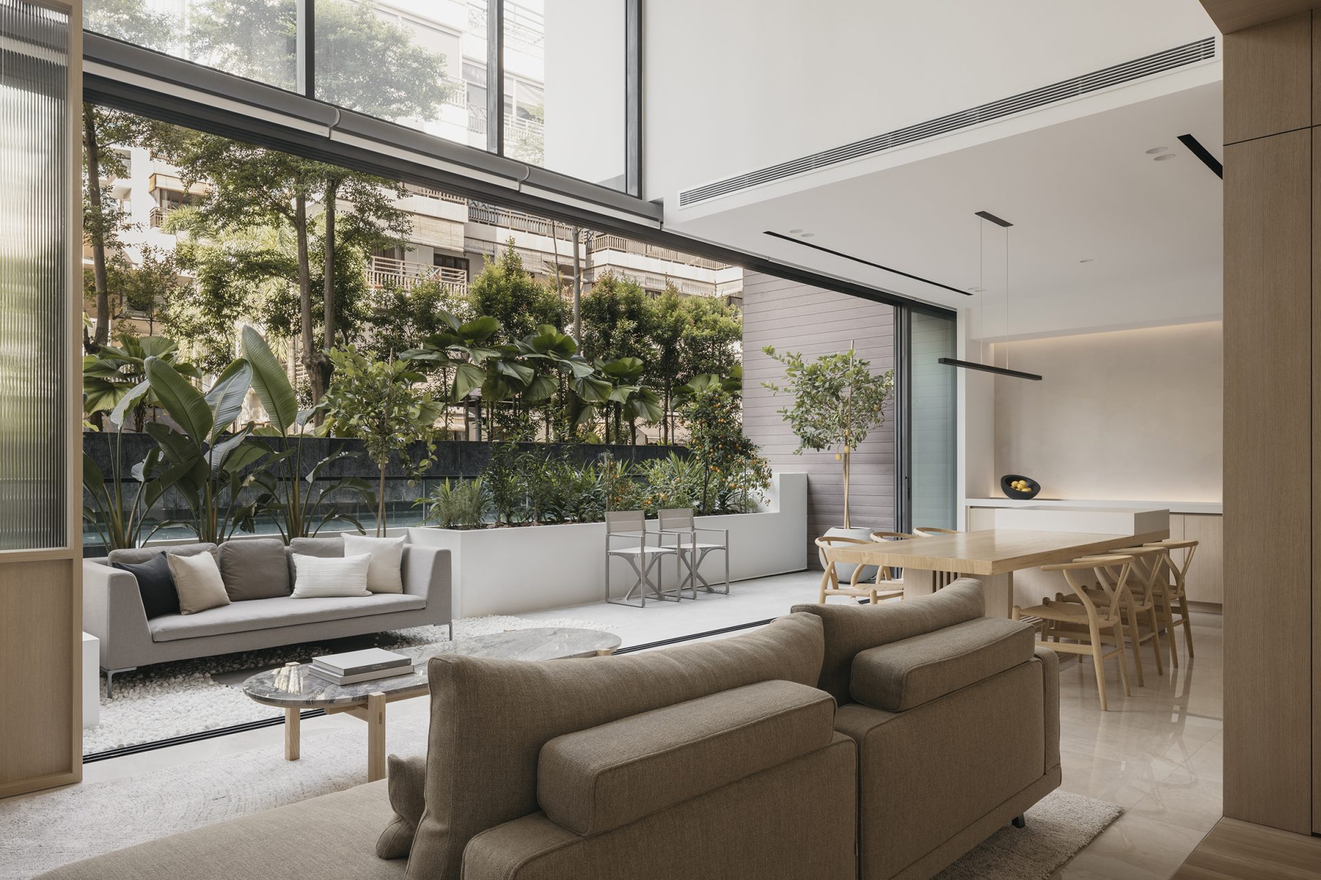 Duplex apartment in Novena by Right Angle Studio, balcony