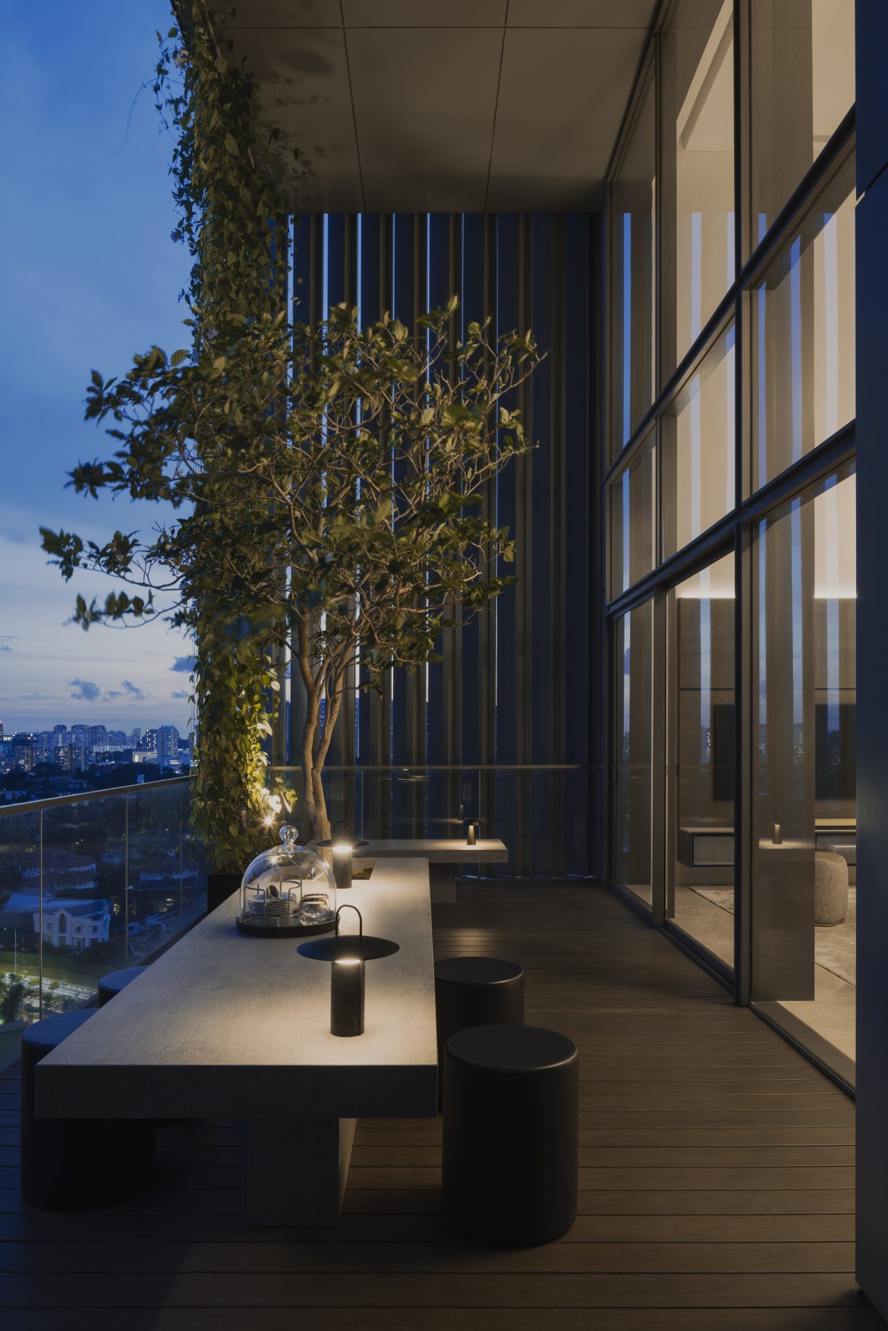 3 Orchard By-The-Park show suite by 2nd Edition, social deck