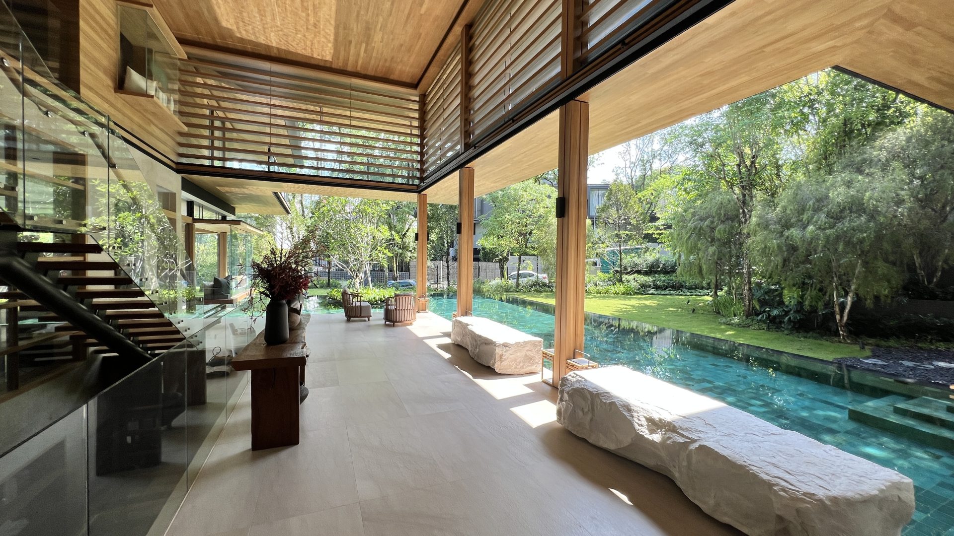Farrer Road bungalow by Guz Architects, staircase