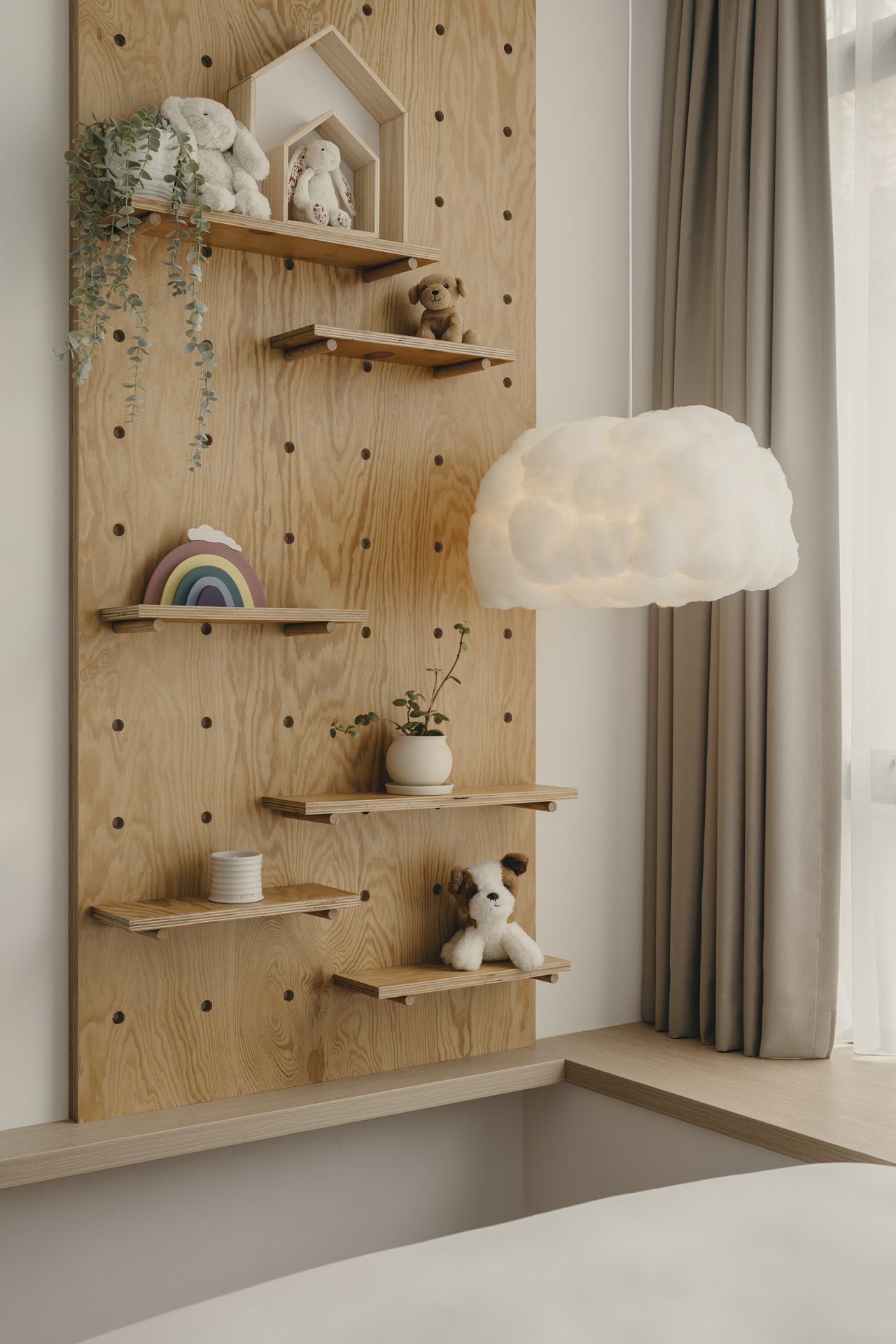 Duplex apartment in Novena by Right Angle Studio, kid's room
